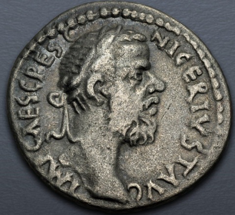 Pescennius, 193-194 CE (Caesarea Cappadocia mint -  AR Denarius)